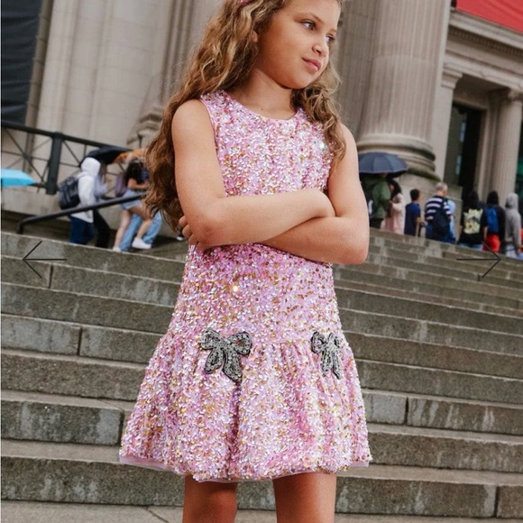 Lola and the Boys ROSIE BOWS DRESS - Picture 3 of 7